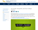 For-profit, Nonprofit, and Your College Options