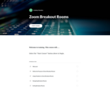 Zoom Breakout Rooms