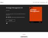 Strategic Management 2E