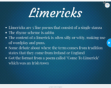 Nearpod Lessons: Fun Limerick Activity