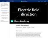 Electric field direction