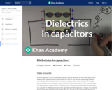 Dielectrics in capacitors