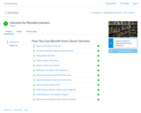 Libraries for Remote Learners
