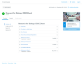 Research for Biology:  EBSCOhost