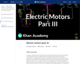 Electric motors (part 3)
