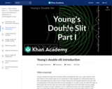 Young's double slit introduction