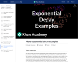More exponential decay examples