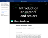Intro to vectors and scalars