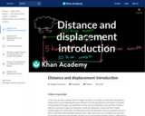 Distance and displacement introduction