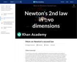 More on Newton's second law
