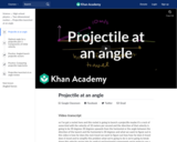 Projectile at an angle