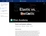 Elastic and inelastic collisions
