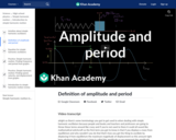 Definition of amplitude and period