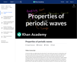 Properties of periodic waves