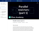 Parallel resistors (part 1)