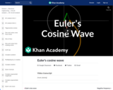Euler's cosine wave