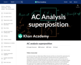 AC analysis superposition