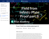 Proof: Field from infinite plate (part 2)