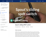 Spout's sliding SPDT switch
