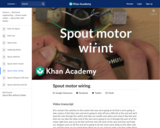 Spout motor wiring
