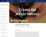 Create the motor mounts