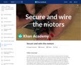 Secure and wire the motors