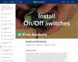 Install on/off switches