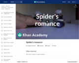 Spider's romance
