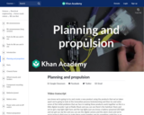 Planning and propulsion
