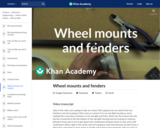Wheel mounts and fenders