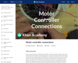 Motor controller connections
