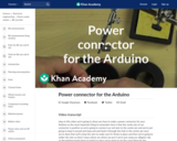 Power connector for the Arduino