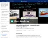 The Market Revolution - communication and transportation