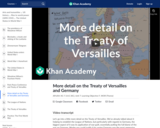 More detail on the Treaty of Versailles and Germany