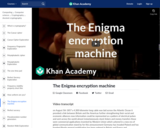 The Enigma encryption machine