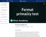 Fermat primality test