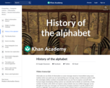 History of the alphabet