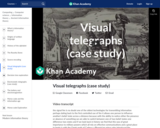 Visual telegraphs (case study)