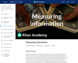 Measuring information
