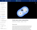 Create water surface using particles