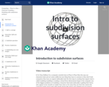 Introduction to subdivision surfaces
