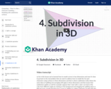 4. Subdivision in 3D