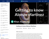 Getting to know Alonso Martinez