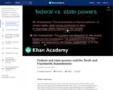 Federal and state powers and the Tenth and Fourteenth Amendments