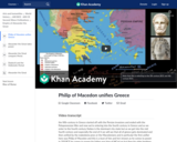 Philip of Macedon unifies Greece