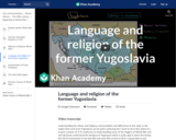 Language and religion of the former Yugoslavia