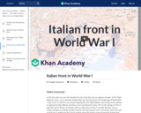 Italian front in World War I