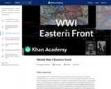World War I Eastern front
