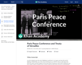 Paris Peace Conference and Treaty of Versailles