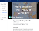 More detail on the Treaty of Versailles and Germany